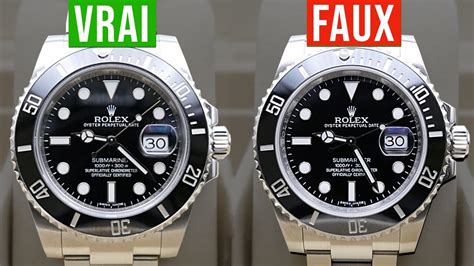 comment savoir si une rolex est vrai|Dossier : Comment reconnaître une faus.